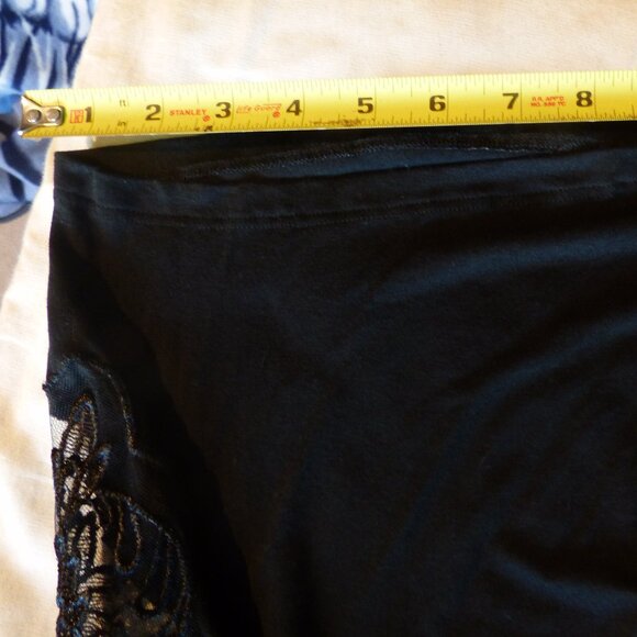 TORRID GOTH WICCA VAMP SUPER SOFT BLACK LACE BELL SLEEVE BABYDOLL TEE 2 2X 18 20 - Picture 12 of 15